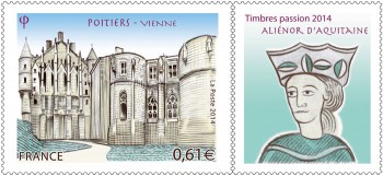 Le timbre postal Poitiers 2014 (visuel non contractuel) © philapoitiers2014